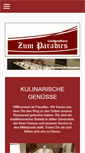 Mobile Screenshot of landgasthaus-zum-paradies.de